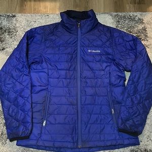 COLUMBIA WOMEN’S PUFFER JACKET IN INDIGO BLUE